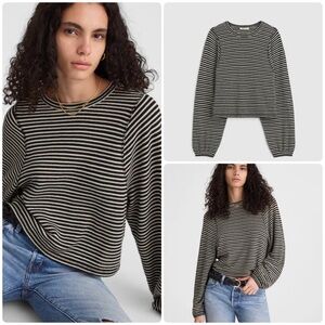 Madewell
Striped Curved Long-Sleeve Tee
